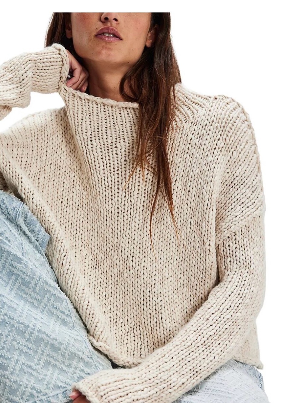 NWT! Free People Opal Cropped Sweater